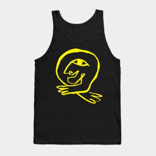 Twisted Yellow Tank Top